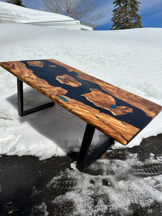 Canyon Embrace Resin Table